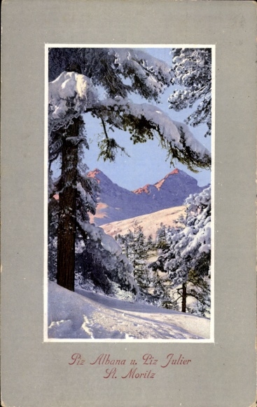 Tourist board Sankt Moritz, Canton of Graubünden, Piz Albana, Piz Julier, Winter