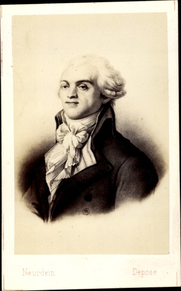 Maximilien de Robespierre Visiting Card