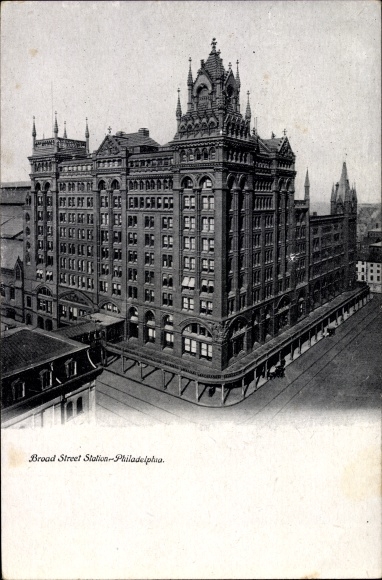 Ak Philadelphia Pennsylvania VS, Broad Street Station