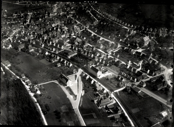 Foto Onstmettingen Albstadt in Württemberg, Fliegeraufnahme