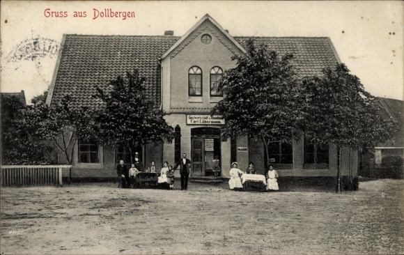 Postcard Dollbergen Uetze in Lower Saxony, inn of Carl Löbermann