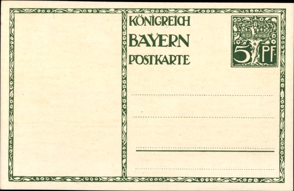 Postal stationery artist Postcard Diez, M., Prince Regent Luitpold of Bavaria, 1821 to 1911, carriage