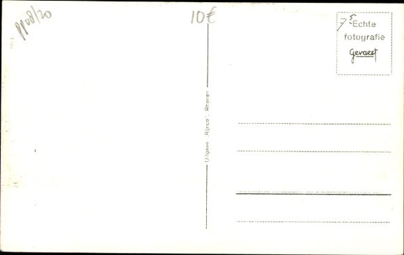 Postcard Rhenen Utrecht, Spoorgat