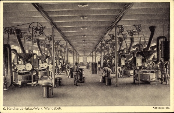 Artist PC Hamburg Wandsbek, Reichardt cocoa factory, roasters