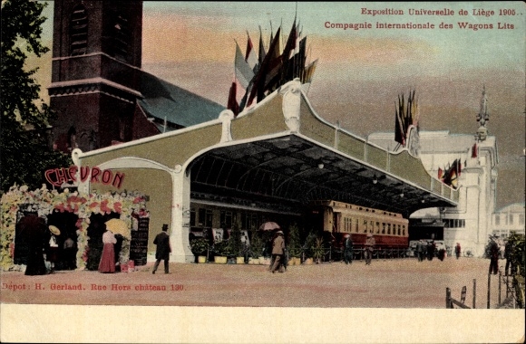PC Liège Liège Wallonia, Exposition Universelle 1905, Compagnie Internationale des Wagons Lits