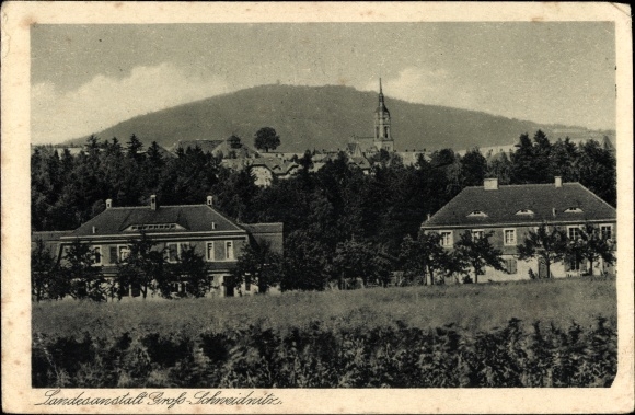 Postcard Großschweidnitz in Saxony, state institute