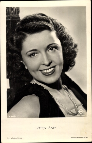 Postcard Actress Jenny Jugo, portrait