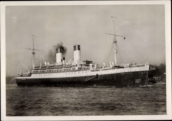 Postcard Twin Screw Motor Vessel Monte Olivia, HSDG