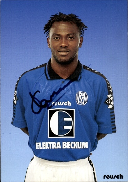 Autogrammkarte Fußballer Lamin Conteh, SV Meppen, Autogramm