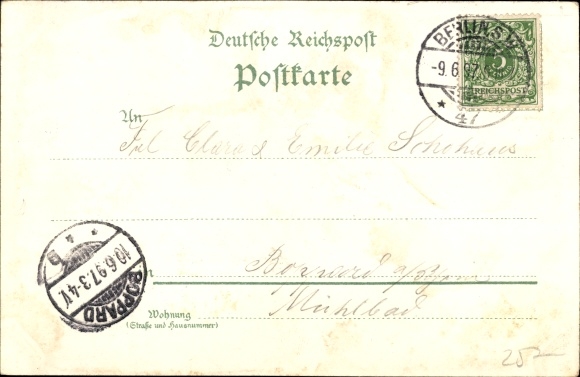 Chromo-Litho Berlin Treptow Niederschoeneweide, inn Neptunshain