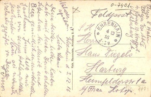 Postcard Ehrenhain Nobitz in the Altenburger Land, inn, music hall, street