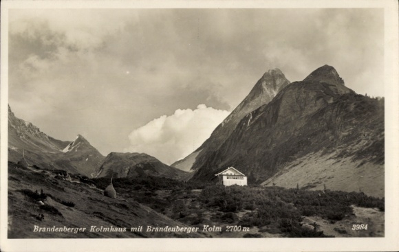 Ak Brandberg in het Zillertal in Tirol, Kolmhaus, Brandenberger Kolm