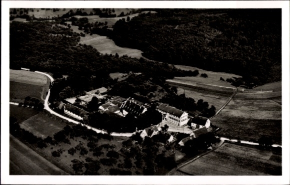 Ak Schorndorf in Württemberg, Fliegeraufnahme, Kurheim Engelberg
