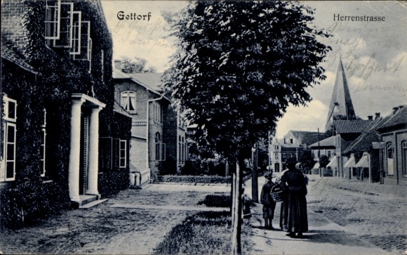 Postcard Gettorf in Schleswig-Holstein, Herrenstraße