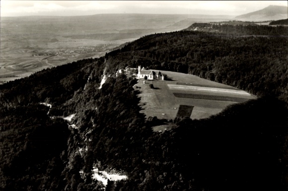 Postcard Spaichingen in Württemberg, aerial photograph of the Clarentine Mission House, Dreifaltigkeitsberg, surrounding