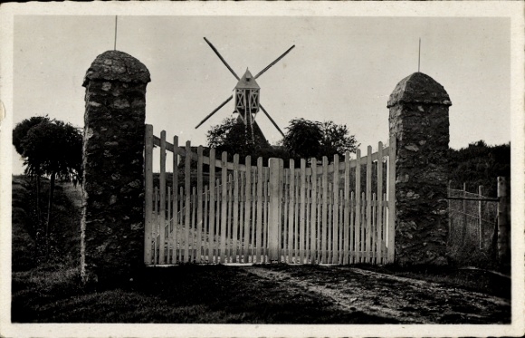 CPA Bourgueil Indre et Loire, Moulin Bleu