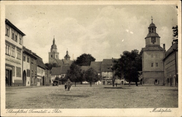 PC Bad Tennstedt Thuringia, sulfur bath, game on the market square