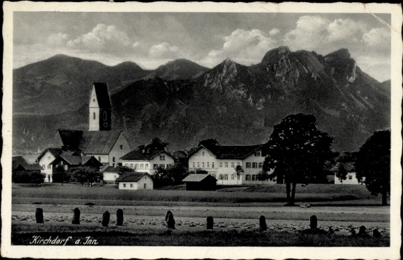 Ak Kirchdorf am Inn Niederbayern, Gesamtansicht