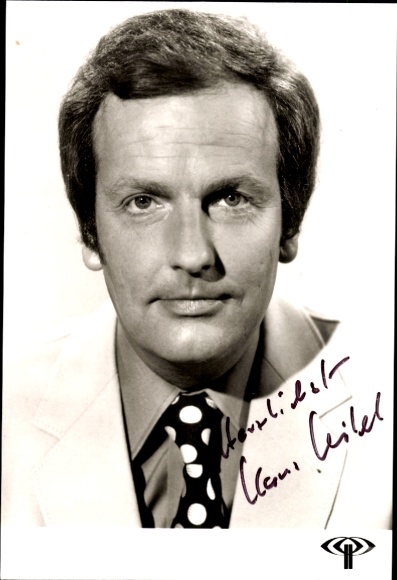 Ak Journalist Claus Seibel, Portrait, Autogramm