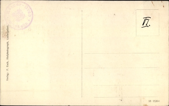 Postcard Wöbbelin in Mecklenburg, grain grave