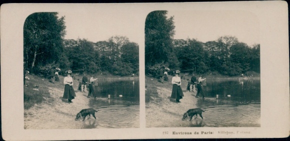 Stereo photo Villebon Essonne, L'Etang