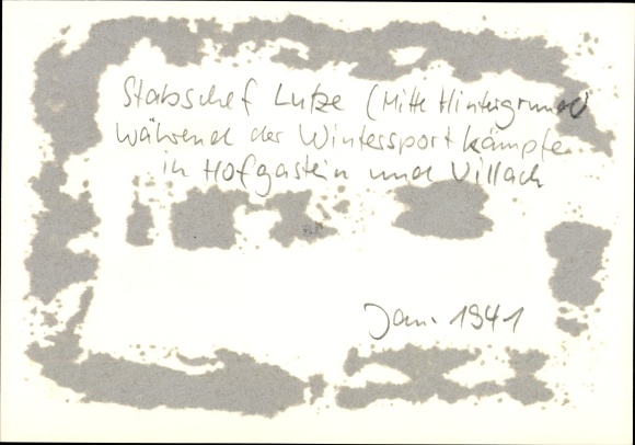 foto Bad Hofgastein in Salzburg, SA wintersportgevechten, schutters in de sneeuw, 1941