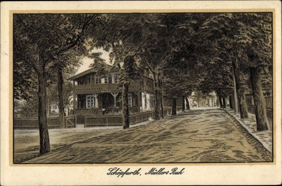 Postcard Schöpfurth Schorfheide, Müllers Ruh