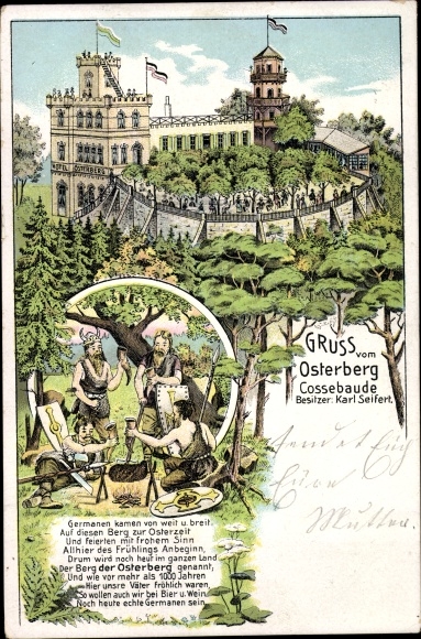 Chromo-Litho Dresden Cossebaude, Etablissement Osterberg, Inh. Karl Seifert, Germans