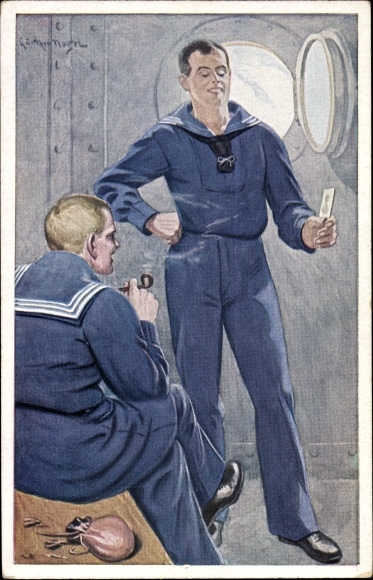Artist PC Günther Nagel, Our navy blue, your picture, German seamen
