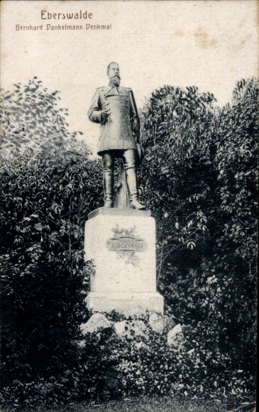 Ak Eberswalde in der Mark, Bernhard Dankelmann-Denkmal