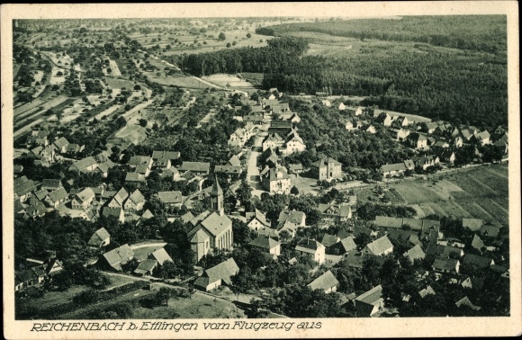 Ak Reichenbach Waldbronn in Baden Württemberg, Gesamtansicht