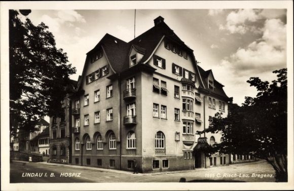 Ak Lindau am Bodensee Schwaben, Hospiz-Haupthaus