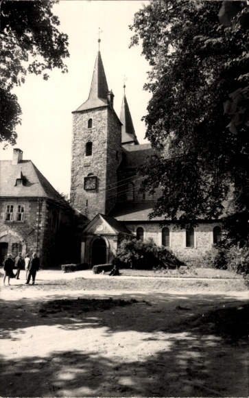 Postcard Huy am Harz, Huysburg