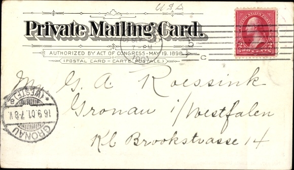 Briefkaart Saint Louis Missouri de VS, Union Station