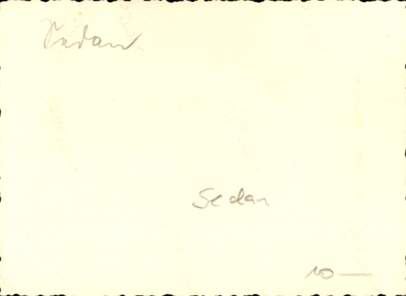 Photo Sedan Ardennes, war damage, WWII