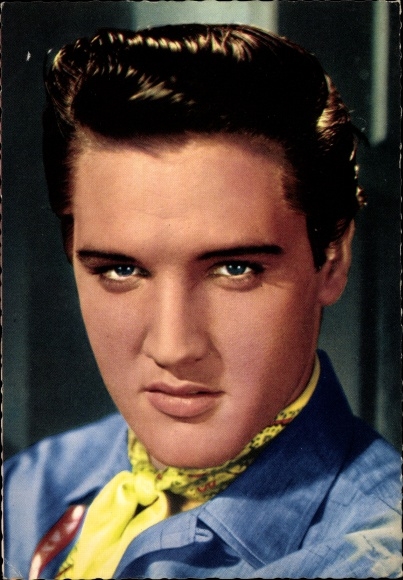 Postcard Actor and Singer Elvis Presley, portrait