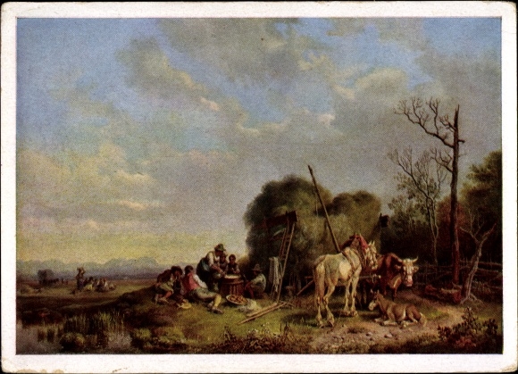 Artist PC Bürkel, Heinrich, Rast, HDK 292