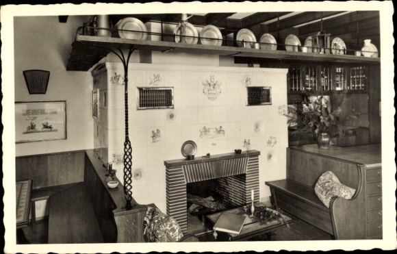 Postcard Haßmersheim in Baden Württemberg, Guttenberg Castle, interior view