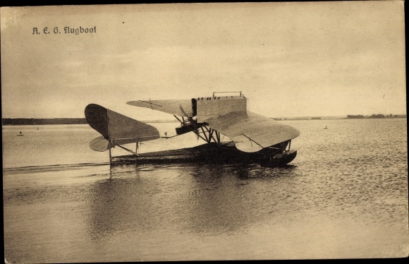 Ak AEG Flugboot, Wasserflugzeug