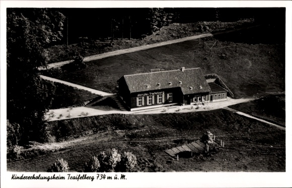 Postcard Traifelberg Honau Lichtenstein in Baden Württemberg, children's recreation center, 734 m above sea level, Aenue-T