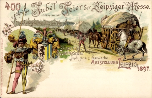 lito Leipzig, Saksońska Wystawa Przemysłu i Handlu Turyngii 1897, 400 lat targów