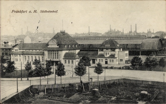 Ak Frankfurt am Main, Südbahnhof