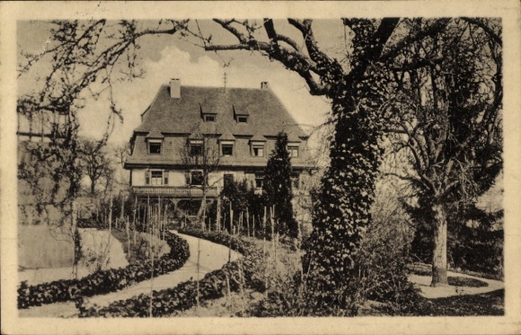 Postcard Oberdachstetten Middle Franconia, Waldheim Recreation House