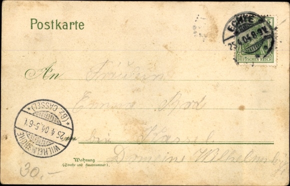 lito Echte Kalefeld am Harz, parowy browar, Gasthof zum Gambrinus, Villa Reininghaus