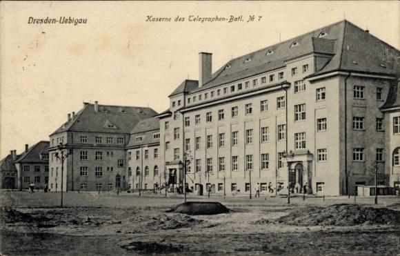 PC Dresden Übigau, barracks of the Telegraph Batl. No. 7