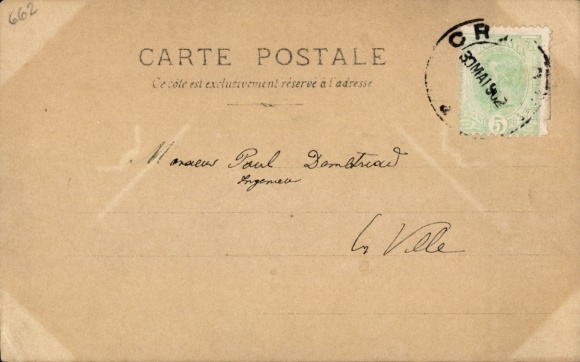 Newspaper Postcard L'Intransigeant, writer and politician Henri Rochefort