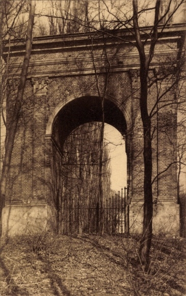 CPA Lennik Brabant flamand, Château de Gaasbeek, Łuk Triumfalny