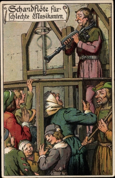 Artist Chromo-Litho Jodolfi, Whistle for Bad Musicians