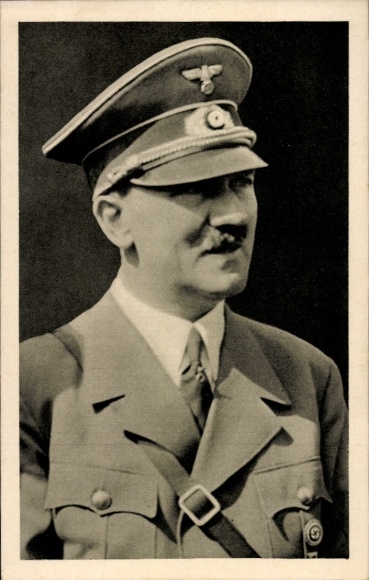 KP Führer i kanclerz Rzeszy Adolf Hitler, portret w mundurze partyjnym