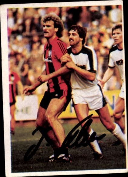 Obraz kolekcjonerski piłka nożna 1980/1981, zdjęcie nr 115, Borchers, Fleer, Eintracht Frankfurt